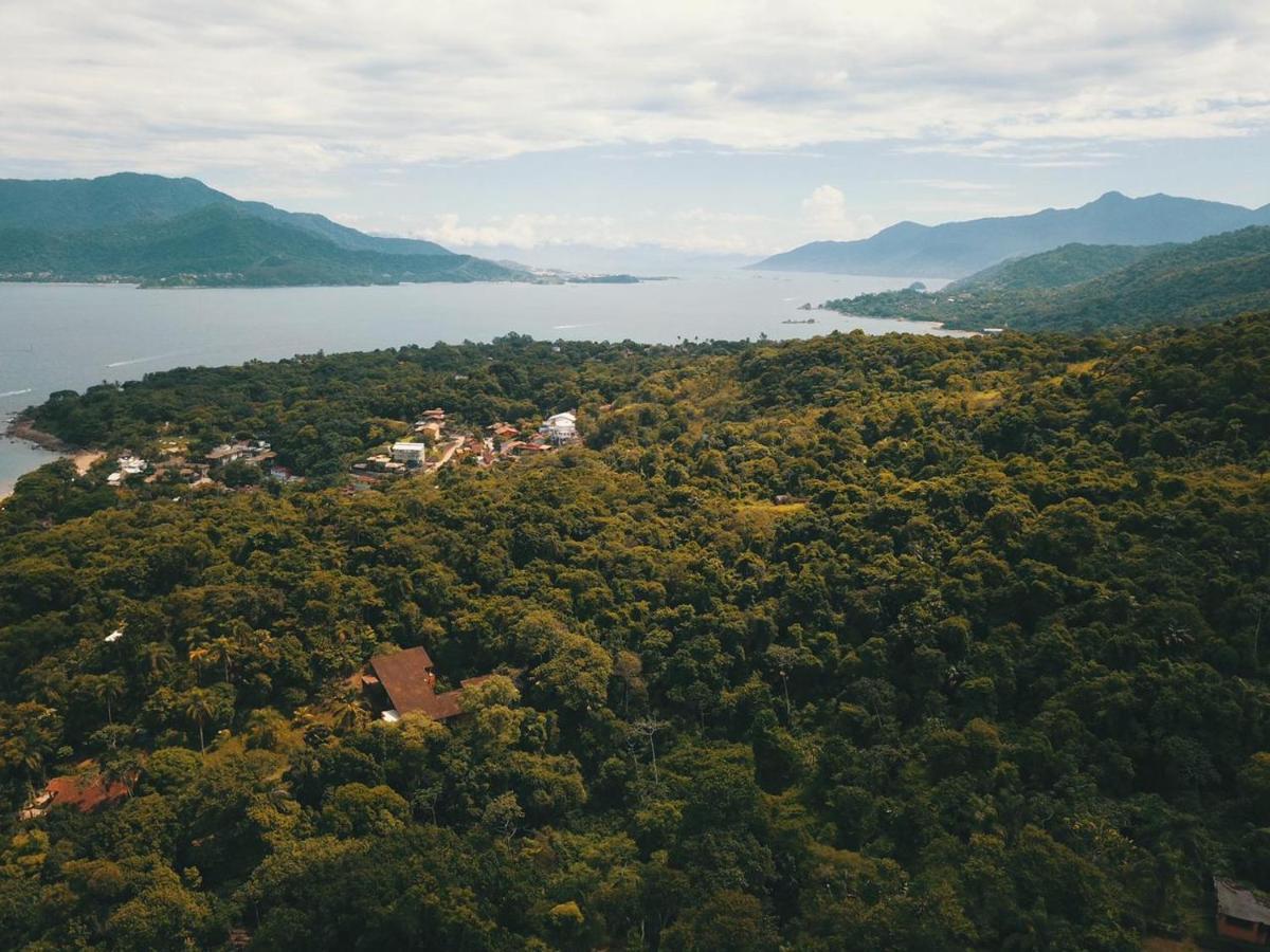 Bangalo Com Vista Para O Mar No Condominio Yacamim Ilhabela Praia Do Curral エクステリア 写真