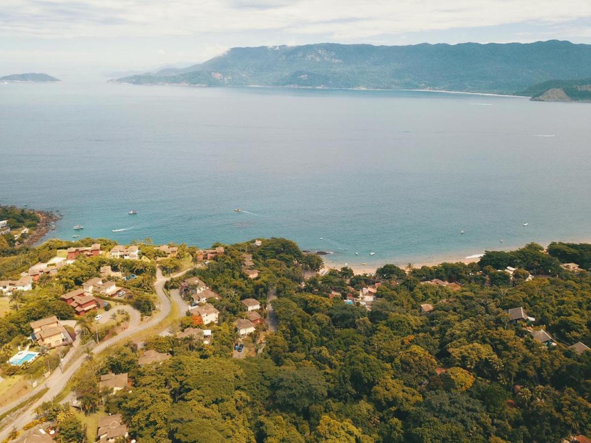 Bangalo Com Vista Para O Mar No Condominio Yacamim Ilhabela Praia Do Curral エクステリア 写真