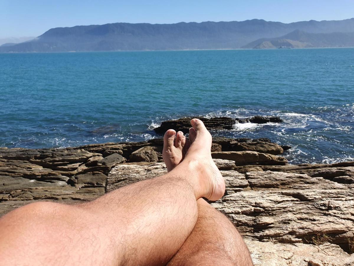Bangalo Com Vista Para O Mar No Condominio Yacamim Ilhabela Praia Do Curral エクステリア 写真