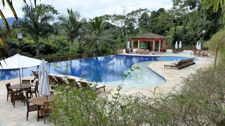 Bangalo Com Vista Para O Mar No Condominio Yacamim Ilhabela Praia Do Curral エクステリア 写真